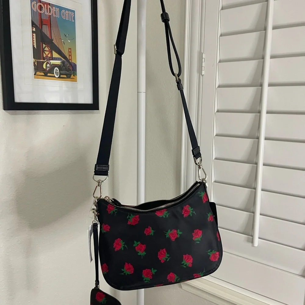 Kate Spade Black Floral Women's Bag